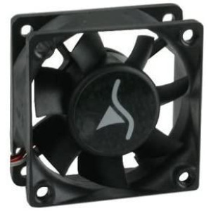 Ventilator 60 x 60mm x 25mm 3pin - Črn