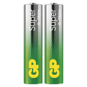Baterija GP SUPER alkalna LR03 AAA 2 folija 2/1