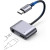 Ugreen USB C na 3,5mm adapter za slušalke in polnjenje 2 v 1