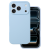 Silikonski ovitek za iPhone 17 Pro - mat liquid svetlo moder