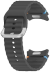 Samsung silikonski pašček ET-SNL31LBE za uro Samsung Watch 6 in Watch 6 Sport, Watch 4, Watch 5, size M / L - temno siv