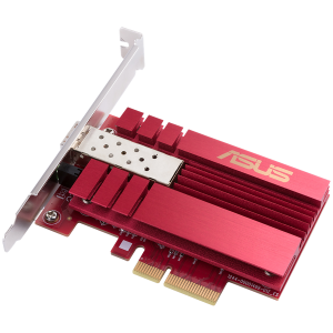ASUS XG-C100F 10G SPF+ PCIe mre?ni adapter, SFP+ port for Optical Fiber Transmission and DAC cable, Built-in QoS technology, Stylish built-in cooling - 90IG0490-MO0R00