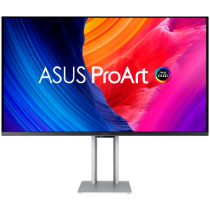 ASUS ProArt OLED PA32UCDM profesionalni monitor - 80cm (32"/31.5" vidno), 4K UHD (3840 x 2160), QD-OLED, 240Hz, 0.1ms, HDR10, HLG, Dolby Vision, 99% DCI-P3, dE < 1, Thunderbolt 4 PD 96W - 90LM03HE-B01K70