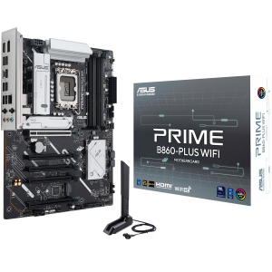ASUS PRIME B860-PLUS WIFI LGA1851 ATX osnovna plo??a - Intel B860, 4xDDR5, 2xM.2, 4xSATA, 2.5Gb LAN, WiFi 6E, BT, 1xDP, 1xHDMI, Aura Sync - 90MB1K50-M0EAY0