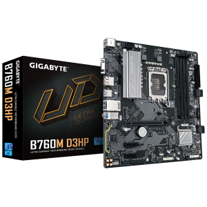GIGABYTE B760M D3HP LGA1700 mATX osnovna plo??a - Intel B760, 4xDDR5, 2xM.2, 4xSATA, 1Gb LAN, 1xD-SUB(VGA), 1xDP, 1xHDMI - B760M D3HP