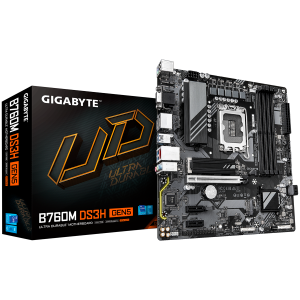 GIGABYTE B760M DS3H GEN5 LGA1700 ATX osnovna plošče - Intel B760, 4xDDR5, 2xM.2, 4xSATA, 2.5Gb, 1xD-SUB(VGA), 2xDP, 1xHDMI - B760M DS3H GEN5