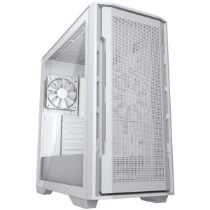 COUGAR | Uniface White| PC Case | Mid Tower / Mesh Front Panel / 2 x ARGB Fans / TG Left Panel - CGR-5C78W