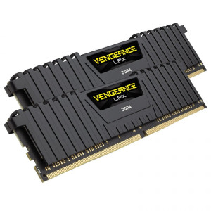 Corsair DDR4, 3200MHz 64GB 2x32GB DIMM, Unbuffered, 16-20-20-38, XMP 2.0, Vengeance LPX black Heatspreader, Black PCB, 1.35V - CMK64GX4M2E3200C16