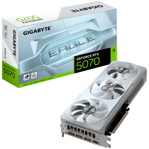 GIGABYTE GeForce RTX 5070 EAGLE OC ICE SFF 12G GDDR7 grafi?na kartica, PCIe 5.0, 1xHDMI 2.1b, 3xDisplayPort 2.1b - GV-N5070EAGLEOC ICE-12GD