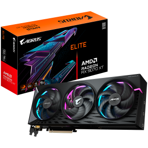 GIGABYTE AORUS Radeon RX 9070 XT ELITE 16G GDDR6 grafična kartica, PCIe 5.0, 2xHDMI 2.1b, 2xDisplayPort 2.1a - GV-R9070XTAORUS E-16GD