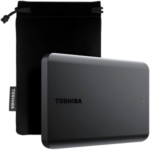 Toshiba External Hard Drive Canvio Basics Excl (2.5" 4TB, USB3.2 Gen 1, Black) - HDTB540MK3CA