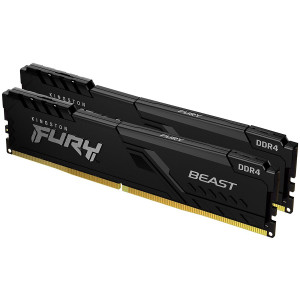 Kingston 16GB 3600MT/s DDR4 CL17 DIMM (Kit of 2) FURY Beast Black pomnilnik - KF436C17BBK2/16