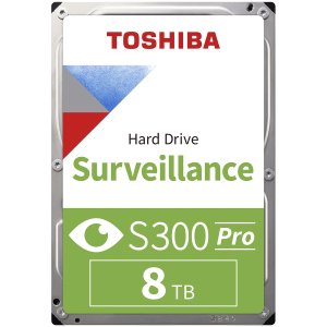 TOSHIBA S300 PRO Surveillance 8TB disk, 8.89cm (3.5"), SATA 6Gb/s, 7200 obratov/min - MD10ADA800V