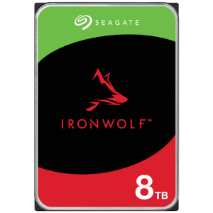 SEAGATE IronWolf NAS 8TB disk, 8.89cm (3.5"), SATA 6Gb/s, 5400 obratov/min - ST8000VN002