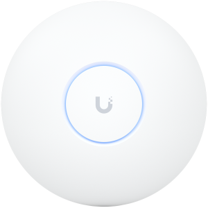 Ubiquiti U7-Pro-Max Ceiling-mounted WiFi 7 AP with 8 spatial streams, 6 GHz support, and a dedicated spectral scanning engine for interference-free WiFi in demanding, large-scale environments - U7-PRO-MAX