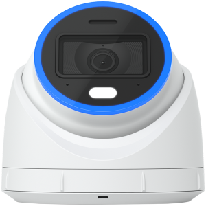 Ubiquiti UVC-G6-Turret-W All-weather, tamper-resistant 4K PoE camera with a 1/1.8" 8MP image sensor, Multi-TOPs AI Engine, and 3-axis manual adjustment for flexible installation - UVC-G6-TURRET-W