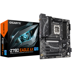 GIGABYTE Z790 EAGLE AX LGA1700 ATX osnovna plo??a - Intel Z790, 4xDDR5, 3xM.2, 4xSATA, 2.5Gb LAN, WiFi 6E, BT, 1xDP, 1xHDMI - Z790 EAGLE AX