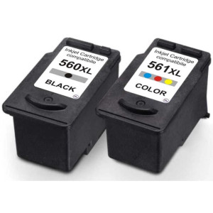 Komplet Canon PG-560XXL + CL-561XXL / Canon Pixma TS5350, TS5351,TS5352, TS5353, TS7450, TS7451 kompatibilni kartuši (2) - črna XXL, barvna XXL