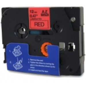Kompatibilen trak za Brother TZe-431 / TZ-431 / PT / P-Touch 12mm - črn izpis / rdeč trak
