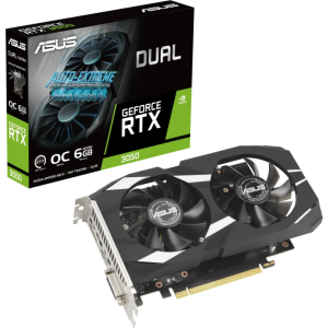 Grafična kartica ASUS GeForce RTX 3050 DUAL OC, 6GB GDDR6, PCI-E 4.0 DUAL-RTX3050-O6G