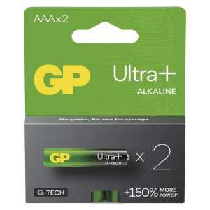 Baterija GP ULTRA PLUS alkalna LR03 AAA 2 kos 2/1