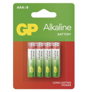 Baterija GP ALKALINE alkalna LR03 AAA 8 blister 8/1