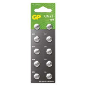 Baterija GP Ultra Plus gumbna alkalna LR54 189F 10 blister 10/1