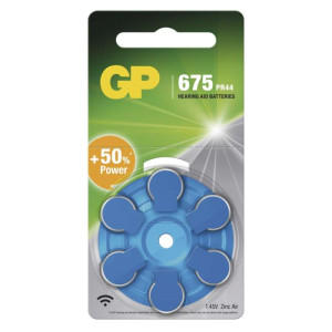 Baterija GP za slušne aparate ZA675 6/1