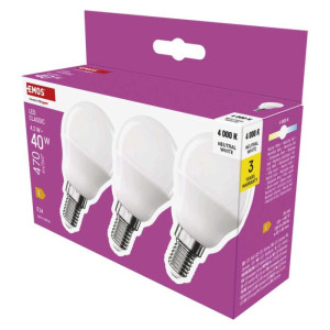LED žarnica Classic Mini Globe / E14 / 4,2 W (40 W) / 470 lm / Nevtralna bela 3/1