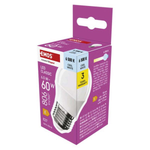 LED žarnica Classic Mini Globe / E27 / 6,5 W (60 W) / 806 lm / Hladna bela