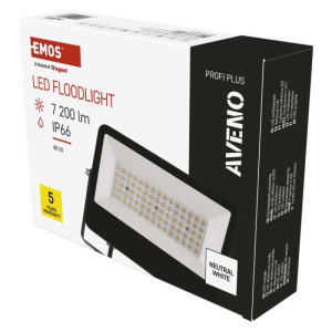 LED reflektor AVENO 48W nevtralna bela črni