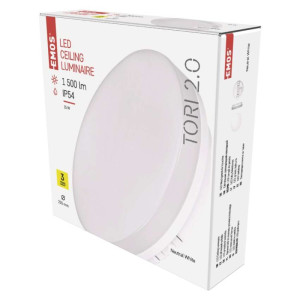 LED svetilo nadometno TORI, okroglo, 15W, IP54, nevtralno bela