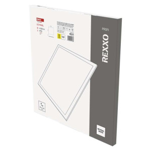 LED panel REXXO backlit 60×60, kvadratni, vgradni, bel, 36W NW