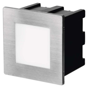 Orientacijsko LED svetilo AMAL, vgradno, kvadratno, 2W, IP65, nevtralno bela