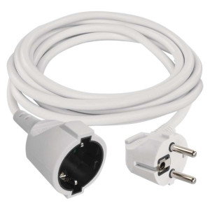 Podaljšek 1,4 m  /  1 vtičnica  /  beli  /  PVC  /  1 mm2