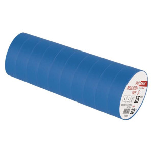 Izolirni trak PVC 15/10 modri 10/1