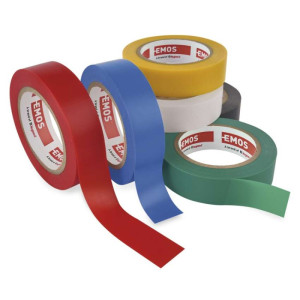 Izolirni trak PVC 15mm/8m komplet 6 MIX barv 6/1