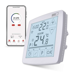 Talni žični termostat WiFi GoSmart P56S01F s programiranjem