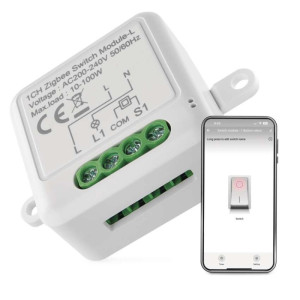 GoSmart stikalni modul IP-2103SZ, ZigBee, 1-kanalni (ne potrebuje žice N)