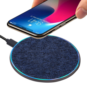 RIVACASE brezžična polnilna postaja, brezžični polnilec VA4915 BL3 QC Fast Charge 10W - Samsung S Serija / iPhone - moder