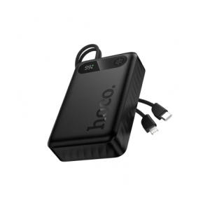 Hoco J171A Powerbank 20.000 mAh 22,5W z USB-C in Lightning kablom – črn