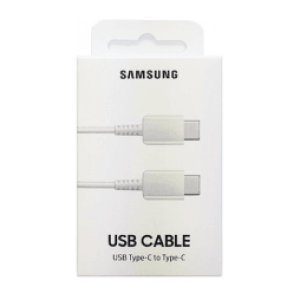 SAMSUNG podatkovni kabel EP-DA705BWE 25W Type C - Type C bel 1 m