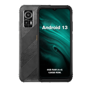 AGM odporni pametni telefon H6 Lite 4G 4+4GB/128GB DS Android 13, Kamera 50MP dual AI - črn