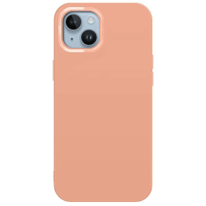 Satin silikonski ovitek za iPhone 14 6.1 -  mareličen
