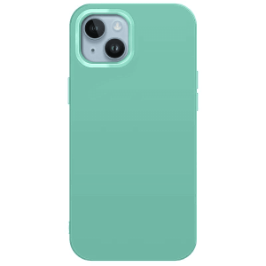 Satin silikonski ovitek za iPhone 14 Pro Max -  mint