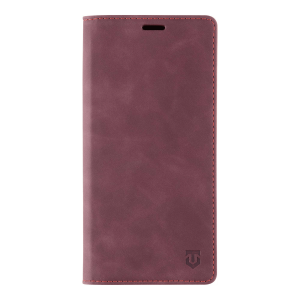 Tactical Velvet usnjena preklopna torbica za Honor X7A - vijola