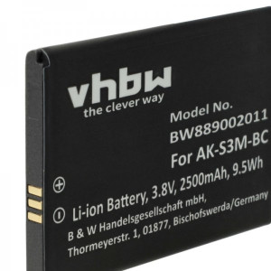 Baterija za Emporia SuperEasy, AK-S3M, 2500 mAh