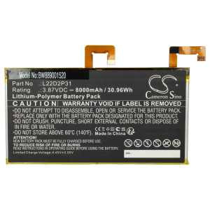 Baterija za Lenovo Tab P11 Pro, 8000 mAh