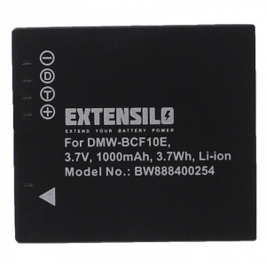 Baterija DMW-BCF10E / CGA-S106 za Panasonic Lumix DMC-FP8 / DMC-FS1 / DMC-FT1, 1000 mAh